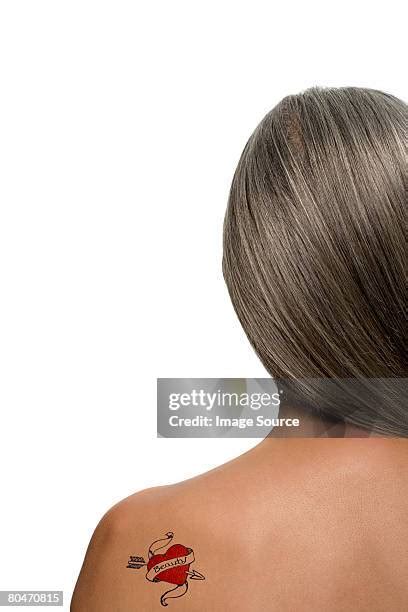 1 565 Red Heart Tattoo Stock Photos High Res Pictures And Images Getty Images