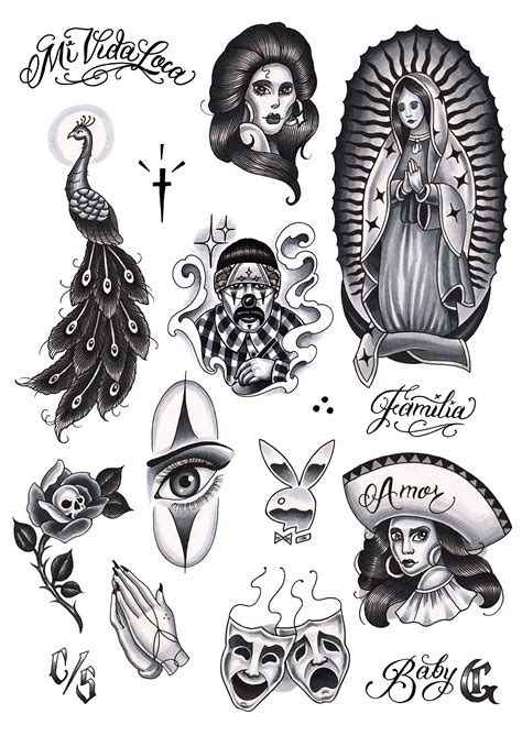 1 Sheet Chicano Rapper Temporary Tattoo Women Men Temu Cyprus