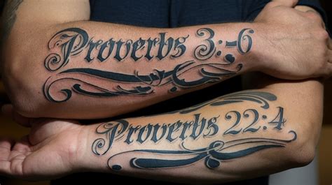 10 Inspiring Bible Verse Tattoos For Men Forearms