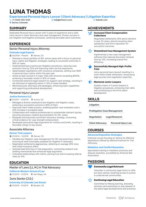 10 Lawyer Resume Samples Templates For 2025 10 Lawyer Resume Samples Templates For 2025