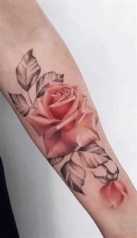 10 Realistic Rose Tattoo Ideas Photos With Meaning Sky Rye Design