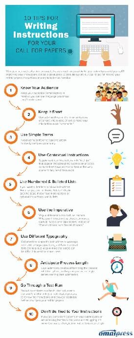 10 Tips For Writing Call For Papers Instructions Infographic 10 Tips For Writing Call For Papers Instructions Infographic