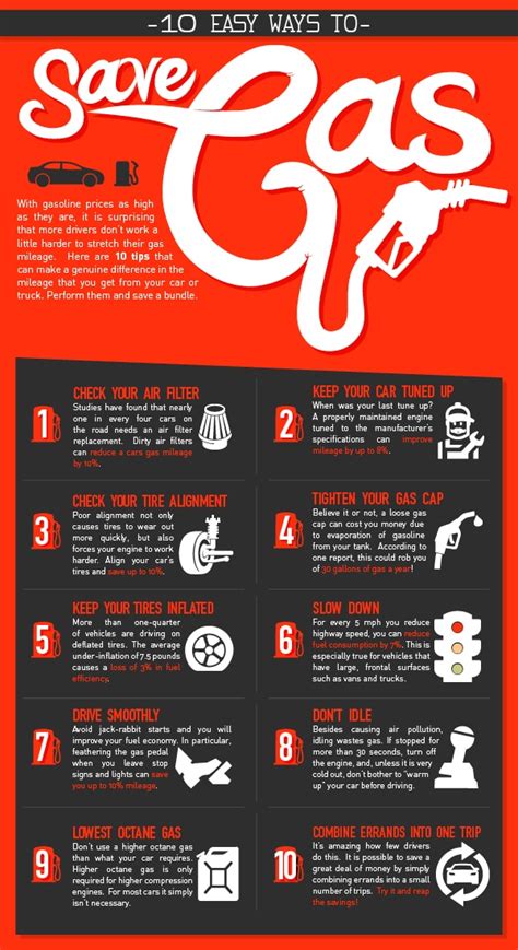 10 Ways To Save Gas Pennsylvania Infographic Reedman Toll Tips