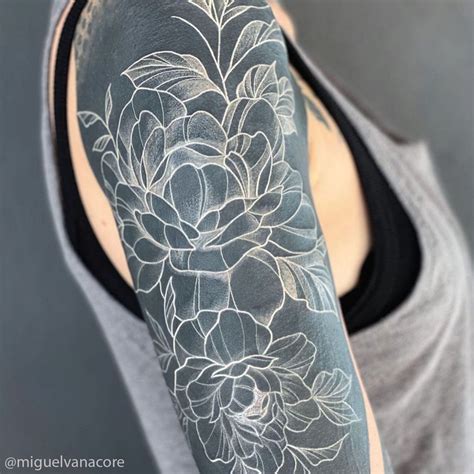 10 White Out Technique White On Black Ideas To Save Today Sleeve Tattoos Black Tattoo Cover Up Tattoos And More