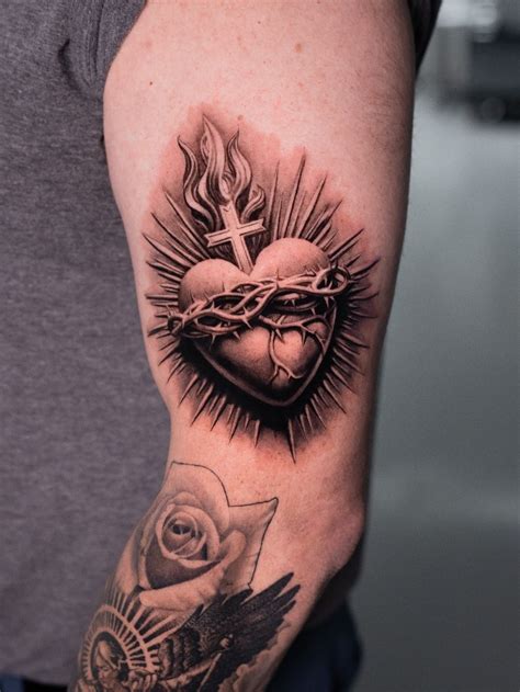 100 Divine Sacred Heart Tattoos