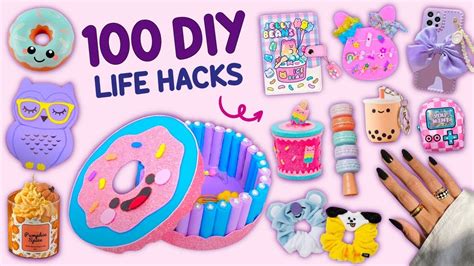 100 Diy Eenvoudige Life Hacks En Diy Projecten Die Je In 5 Minuten Kan Doen Youtube