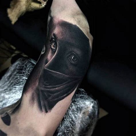 100 Inner Bicep Tattoo Designs For Men Manly Ink Ideas