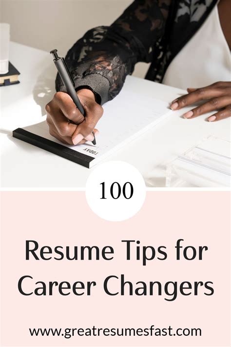 101 Resume Writing Tips For Career Change Resumes Artofit