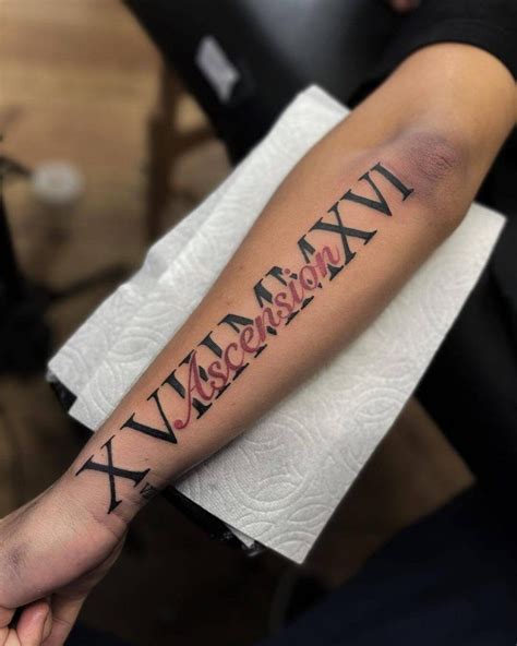 101 Roman Numeral Tattoos For Men