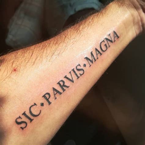 101 Sic Parvis Magna Tattoo Ideas 101 Sic Parvis Magna Tattoo Ideas