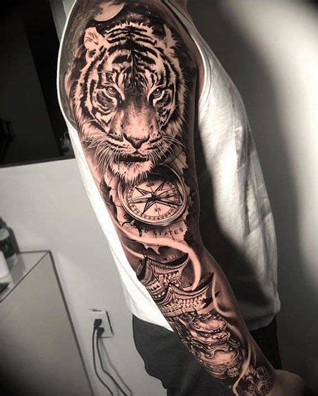 110 Fearless Tiger Tattoo Designs Amp Meaning Arm Tattoos Tiger Tiger Tattoo Sleeve Tattoo