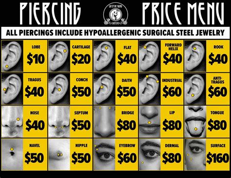13 Tattoos Wicked 13 Piercing Prices Ear Tattoo The Tattooed Heart Piercing Prices Red Heart Tattooed