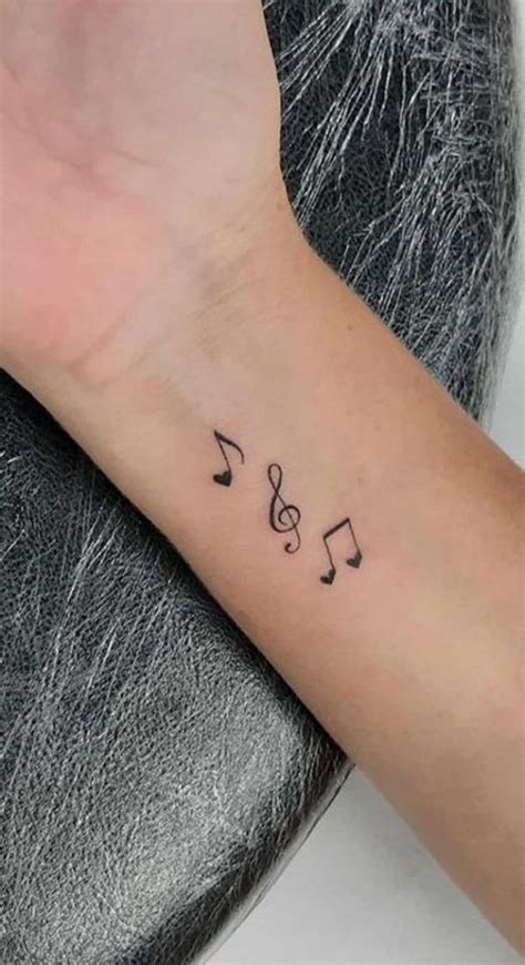15 Small Musical Note Tattoos For Melody Lovers