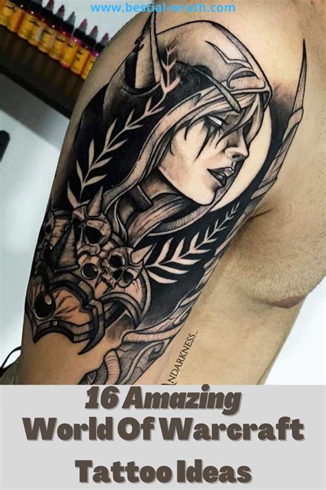 16 Amazing World Of Warcraft Tattoo Ideas That Will Blow Your Mind World Of Warcraft Art