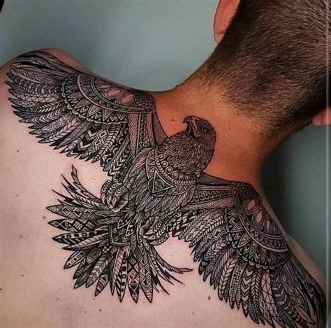 16 Best Eagle Back Tattoo Ideas