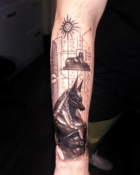 16 Powerful Anubis Tattoo Designs With Meaning Tattoodo