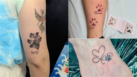 17 Meaningful Paw Print Tattoo Ideas To Cherish Forever Pawsmint