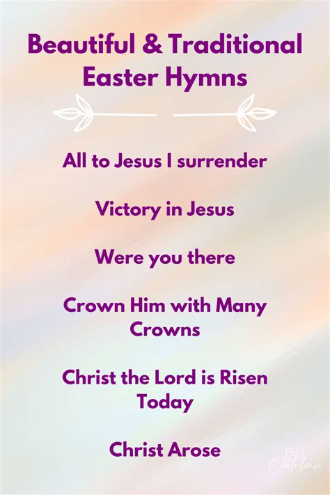 19 Of The Best Easter Hymns To Celebrate Redemption Pray With Confidence