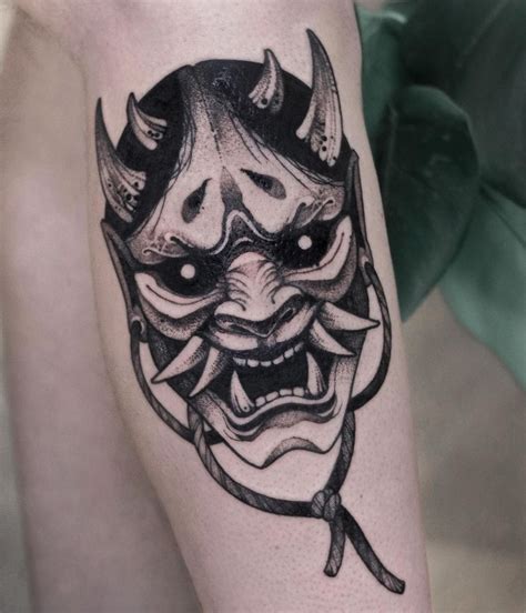 190 Oni Mask Tattoo Designs With Meaning 2024