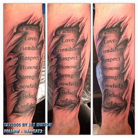 1Future Ripped Skin Tattoo Done By Me Follow Me