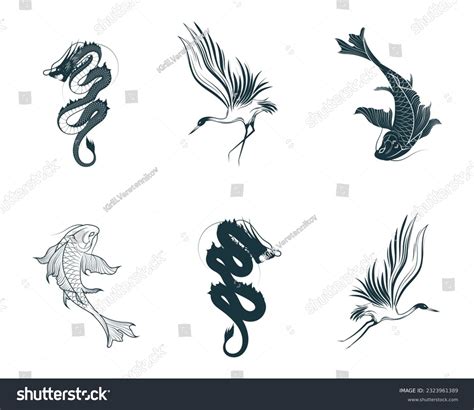 2 Thousand Koi Dragon Tattoo Royalty Free Images Stock Photos Pictures Shutterstock