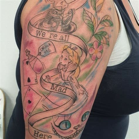 20 Charming Alice In Wonderland Tattoos Tattoodo