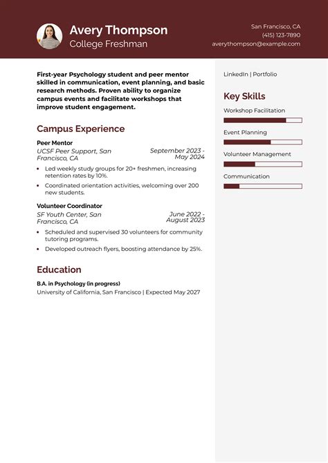 20 College Resume Examples And Templates For 2025 Resume Org
