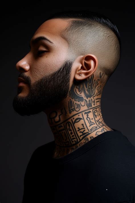 20 Side Neck Tattoo Ideas For Men Inktattooz