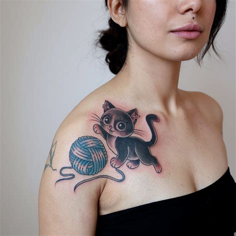 20 Super Cute Black Cat Tattoo Ideas To Fall For Tattoo Stylehub