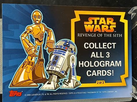 2005 Topps Star Wars Revenge Of The Sith Tattoos 2 Of 10 Ebay