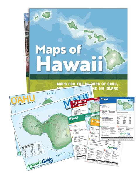 2025 Hawaii Travel Maps Guidesheets Bundle Hawaii Guide