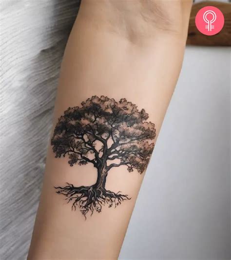 21 Oak Tree Tattoo Ideas Tattoosofasia