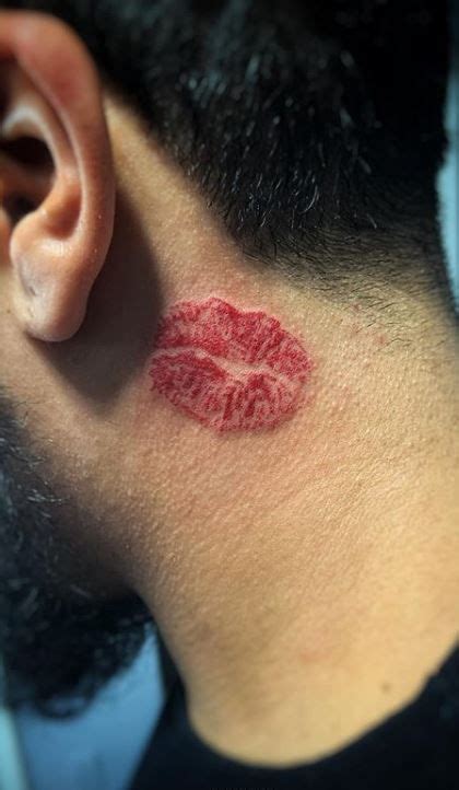 215 Trendy Neck Tattoos You Must See Tattoo Me Now Kiss Lip Tattoos Red Lips Tattoo Kiss