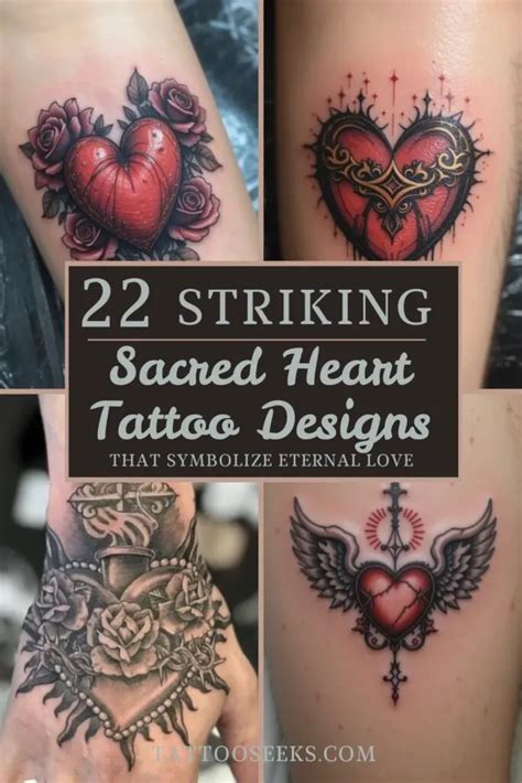 22 Stunning Sacred Heart Tattoo Ideas That Speak To The Soul