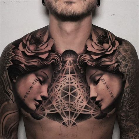 23 Dope Amp Empowering Chest Tattoos For Men