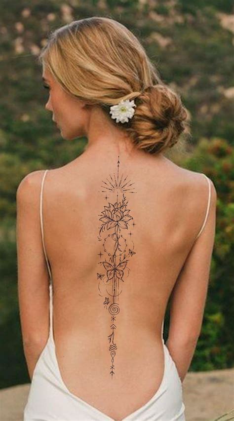 23 Spine Tattoos For Women That Are Beautiful And Full Of Meaning