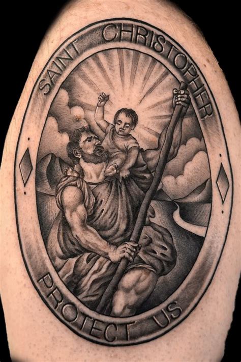 231 St Christopher Tattoo Ideas Blackink Ai