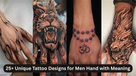 25 Unique Tattoo Designs For Men Hand With Meaning