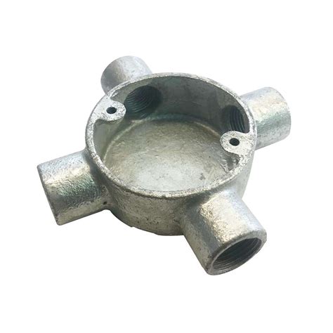 25Mm 4 Way Gi Circular Box