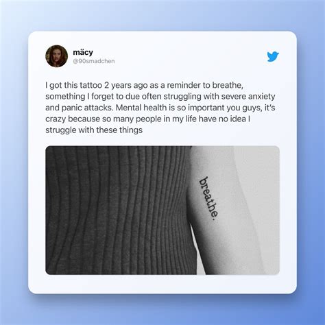 26 Anxiety Tattoo Ideas To Remind You Of Your Power