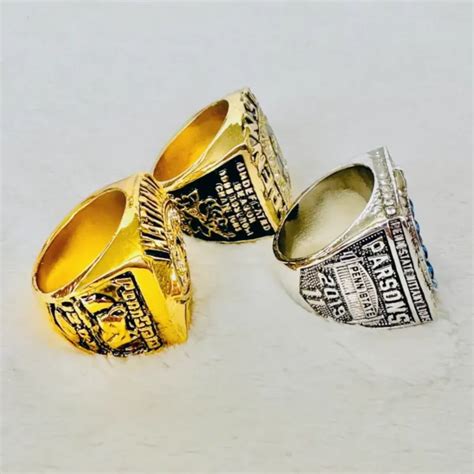 3 Psu Penn State Ncaa Championship Ring Collection Mvp Ring 3 Psu Penn State Ncaa Championship Ring Collection Mvp Ring