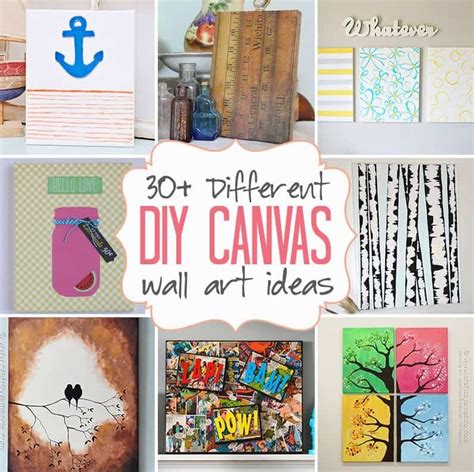 30 Creative And Easy Diy Canvas Wall Art Ideas 30 Creative And Easy Diy Canvas Wall Art Ideas