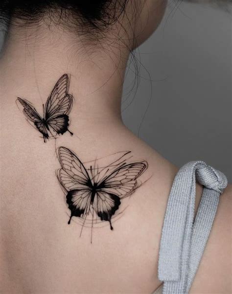 30 Cute Butterfly Tattoos Two Little Butterflies I Take You Haircuts Hairstyles Hair Colours Home Decor To Wedding Ideas