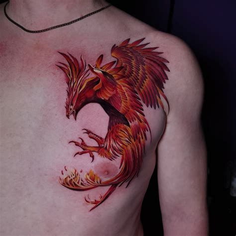 30 Firey Phoenix Tattoo Ideas For Men Women In 2024