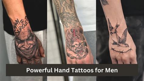 30 Powerful Hand Tattoos For Men To Make A Lasting Impression Men Deserve