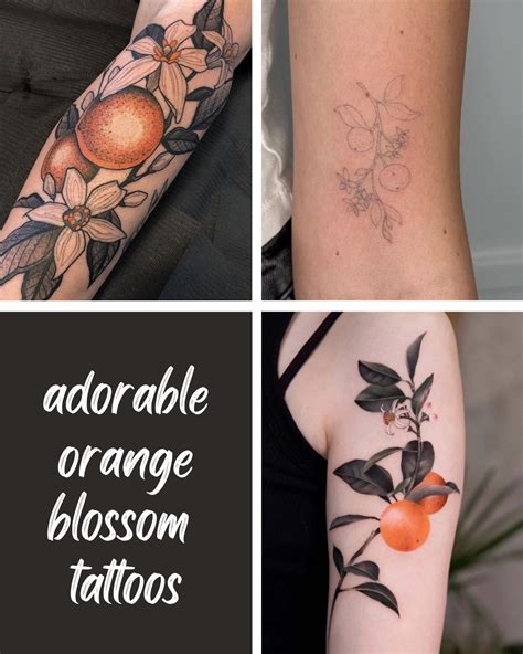 31 Orange Blossom Tattoo Ideas For Spring 31 Orange Blossom Tattoo Ideas For Spring