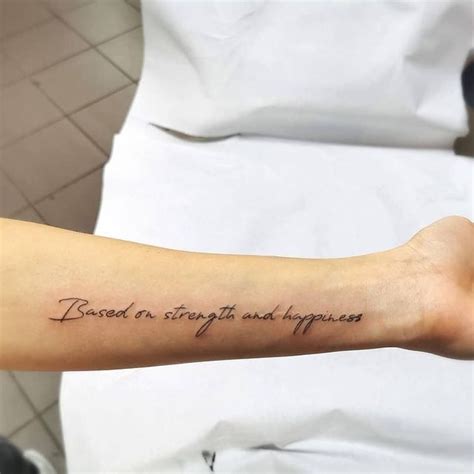 31 Quote Tattoos To Inspire Your Next Ink Tattoo Quotes Writing Tattoos Forearm Tattoo Women