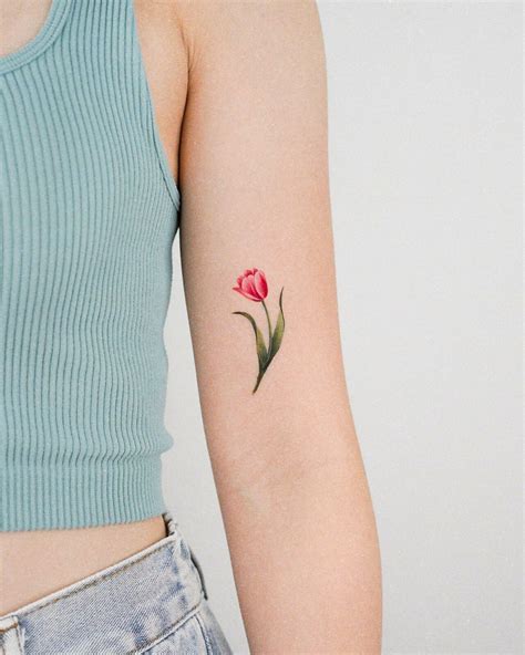 31 Refreshing Tulip Tattoo Ideas To Inspire You In 2024