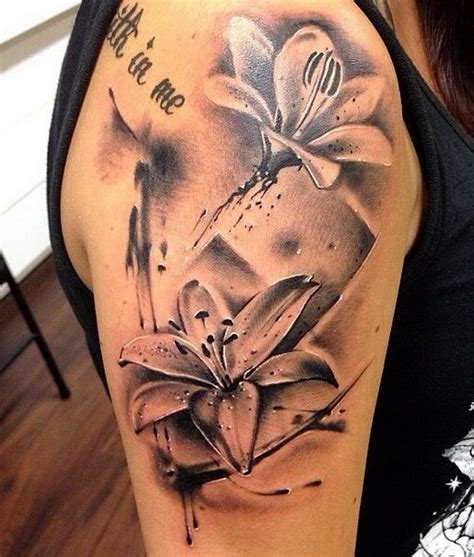 35 Pretty Lily Flower Tattoo Designs For Creative Juice