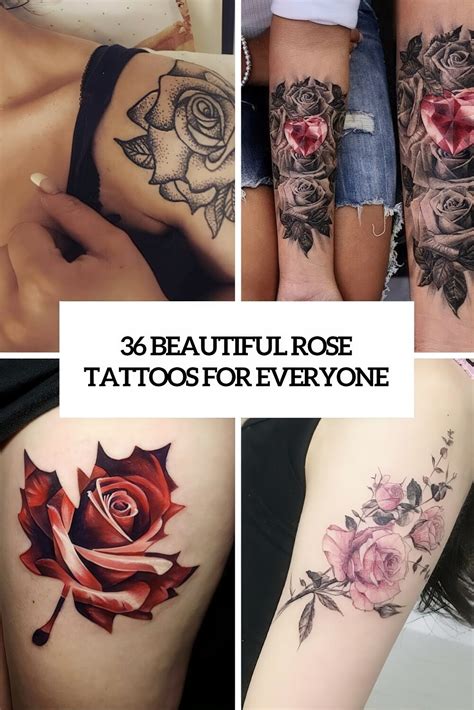 36 Beautiful Rose Tattoo Ideas For Everyone Styleoholic 36 Beautiful Rose Tattoo Ideas For Everyone Styleoholic